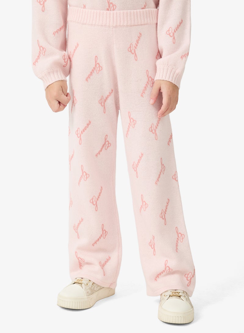 GUESS Kids Crew Neck Sweater and Pant Sets - Image 4
